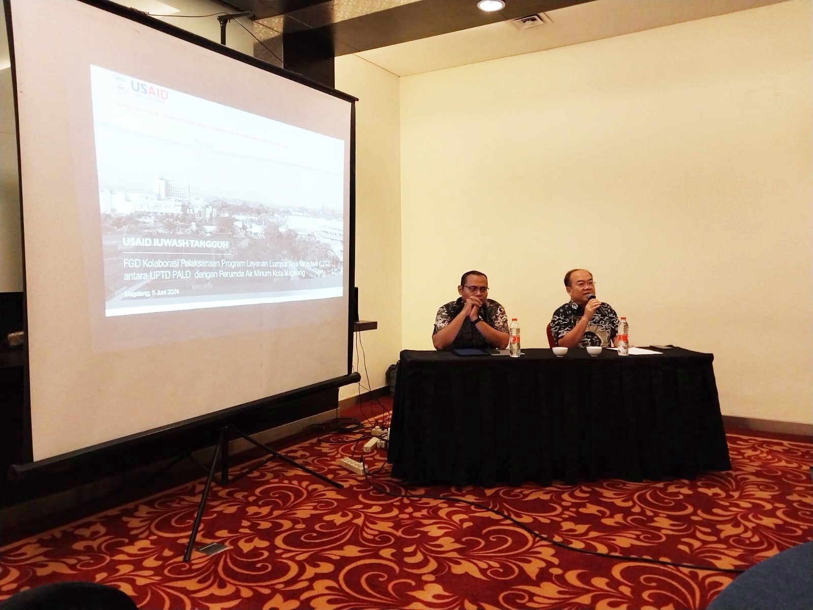 Focus Group Discussion Terkait Program L2T2 antara UPT PALD dengan PDAM Kota Magelang 