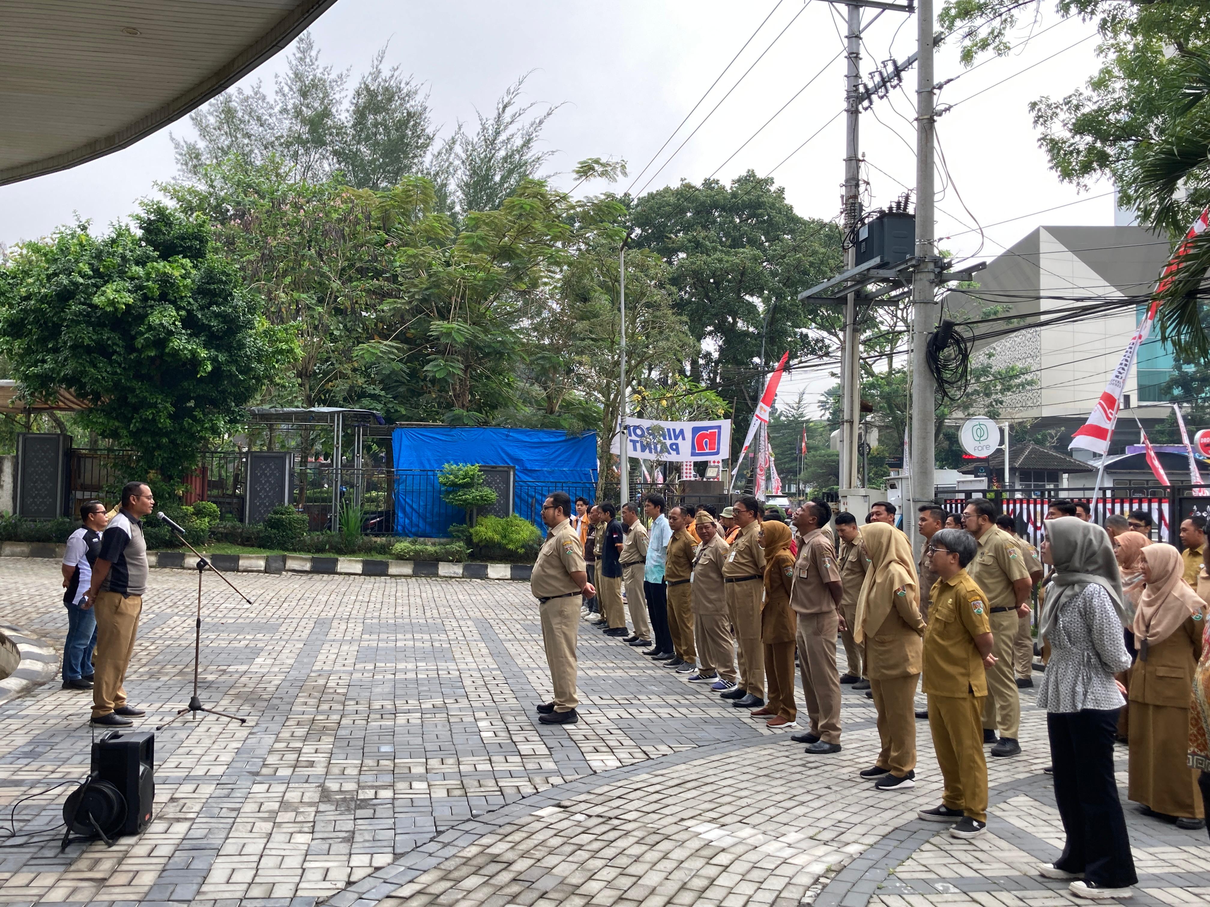DPUPR Laksanakan Apel Pagi, Upaya Tingkatkan Rasa Kedisiplinan 