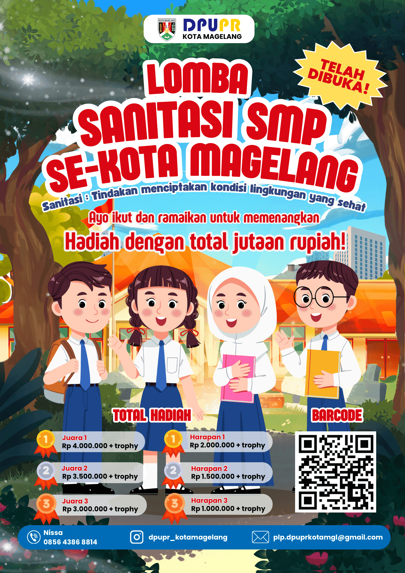 LOMBA SANITASI TINGKAT SMP SE-KOTA MAGELANG TAHUN 2025