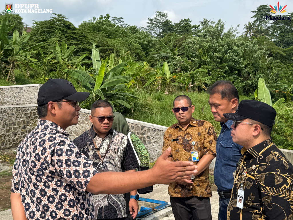 WALI KOTA DAMAR PRASETYONO TINJAU LANGSUNG PROGRES  PROYEK FISIK PEMBANGUNAN INFRASTRUKTUR SPAM,  TEKANKAN KOMITMEN PENUHI KEBUTUHAN AIR BERSIH WARGA