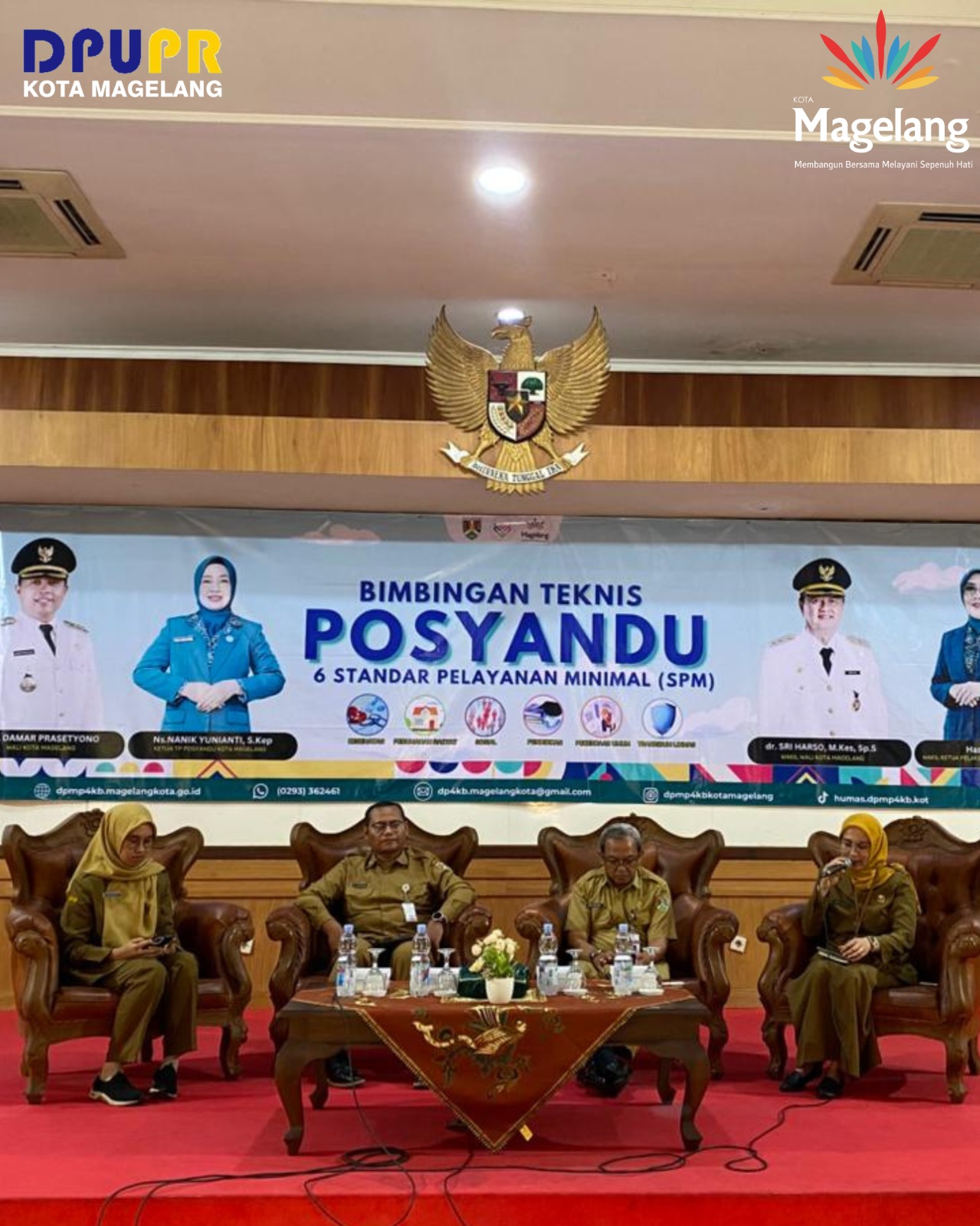 Kepala DPUPR Menjadi Narasumber dalam Bimbingan Teknis Posyandu 6 Standar Pelayanan Minimal 